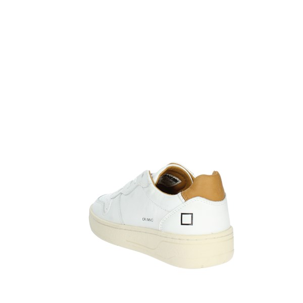 D.a.t.e. Shoes Sneakers White/Brown leather J371-CR-MN