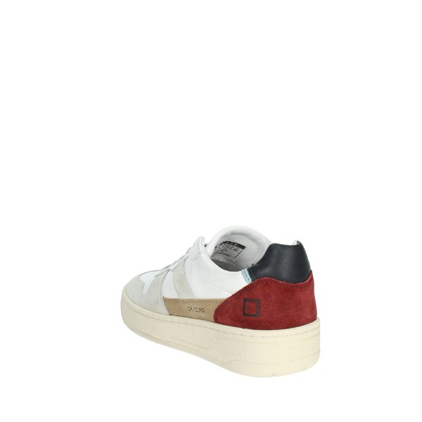 D.a.t.e. Shoes Sneakers White/Red J371-C2-CO