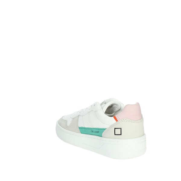 D.a.t.e. Shoes Sneakers White/Pink J361-C2-JU