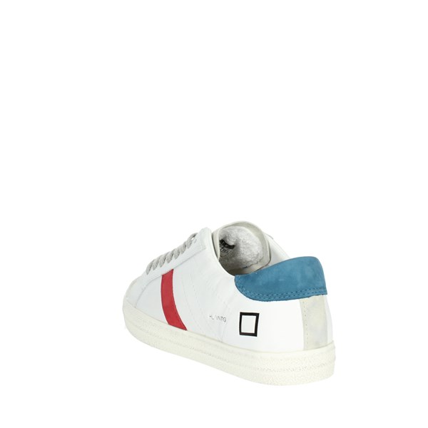 D.a.t.e. Shoes Sneakers White/Sky blue J361-HL-VC