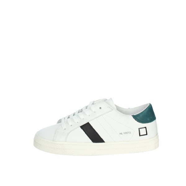 D.a.t.e. Shoes Sneakers White/Green J371-HL-VC