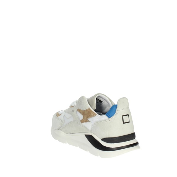 D.a.t.e. Shoes Sneakers White/Sky blue J371-FG-DR