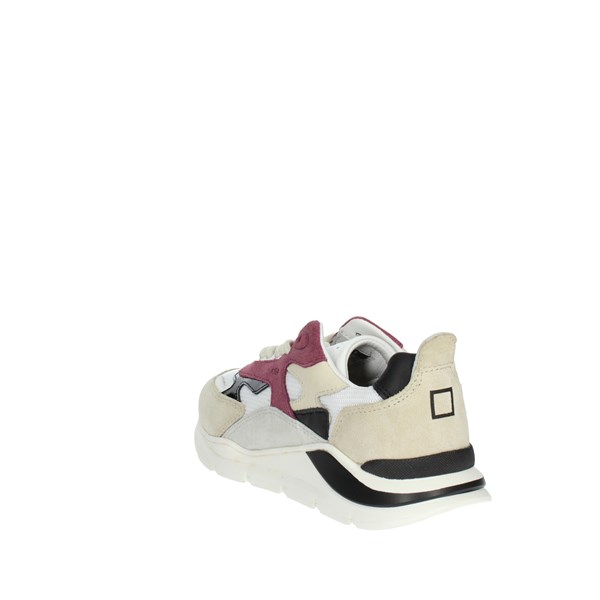 D.a.t.e. Shoes Sneakers White/Purple J371-FG-DR