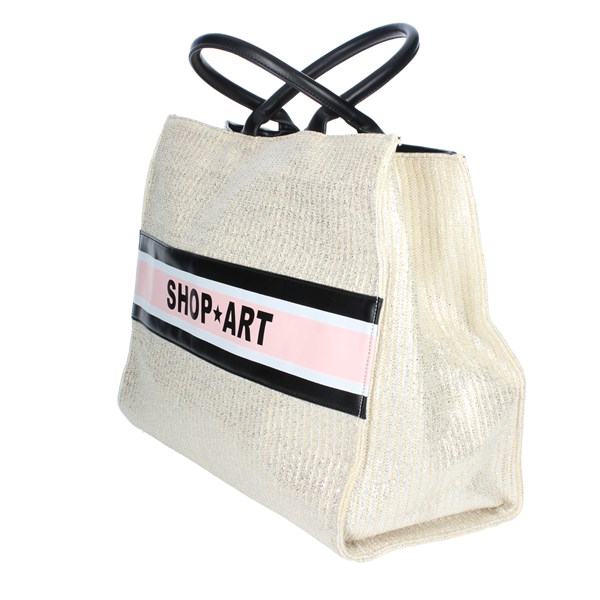 Shop Art Accessories Bags Beige/Pink SHOP ART BAGS-7