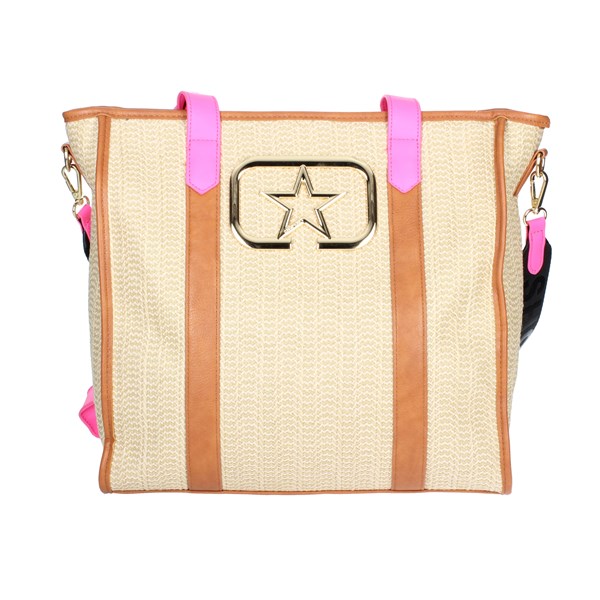Shop Art Accessories Bags Beige/Fuchsia SHOP ART BAGS-20