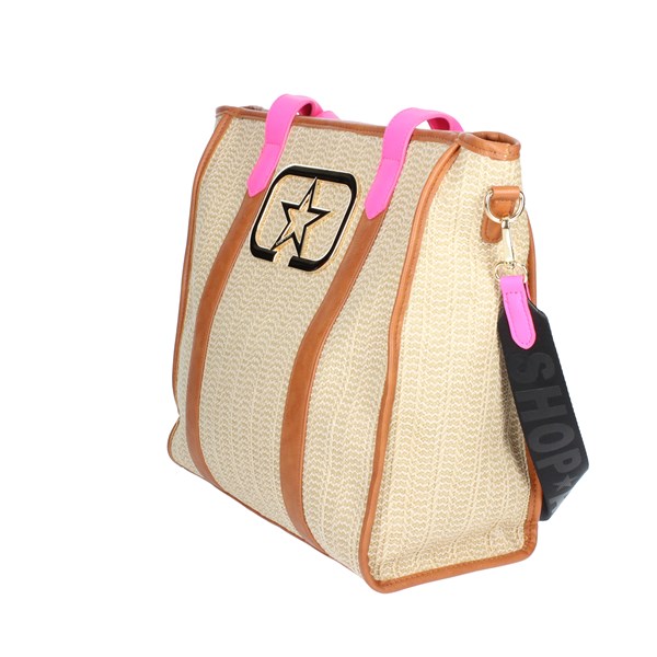 Shop Art Accessories Bags Beige/Fuchsia SHOP ART BAGS-20