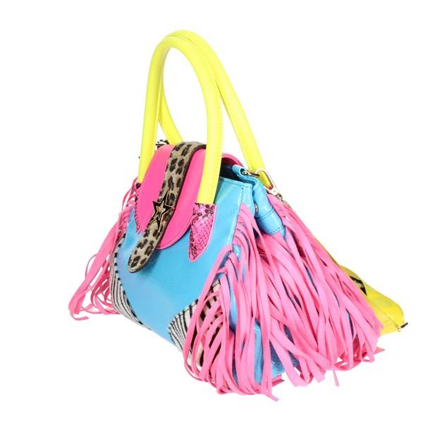 Shop Art Accessories Bags Sky-blue/Fuchsia SHOP ART BAGS-21