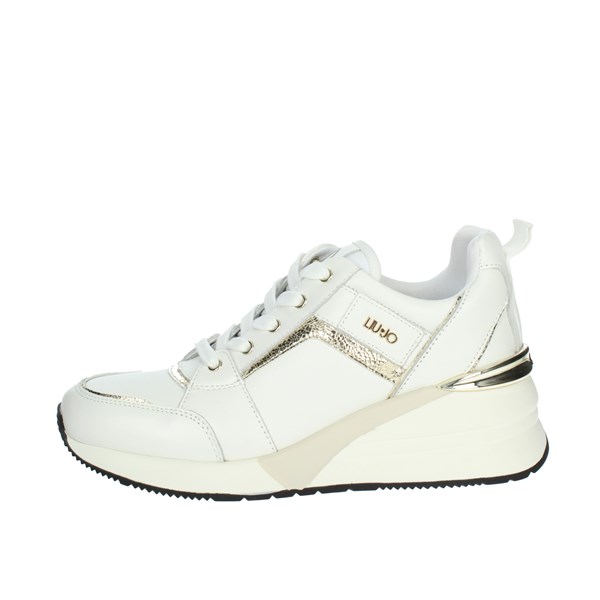 Liu-jo Shoes Sneakers White/Gold ALYSSA 01