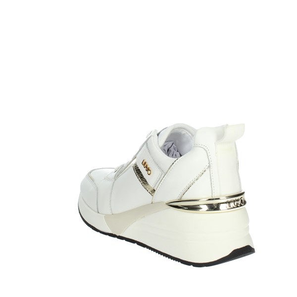 Liu-jo Shoes Sneakers White/Gold ALYSSA 01