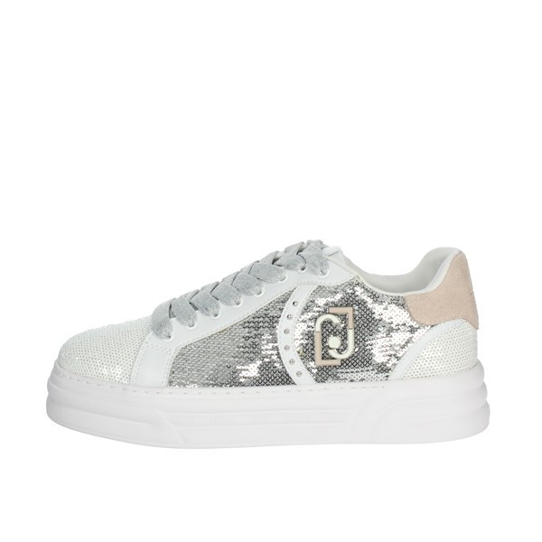 Liu-jo Shoes Sneakers White/Silver CLEO 08