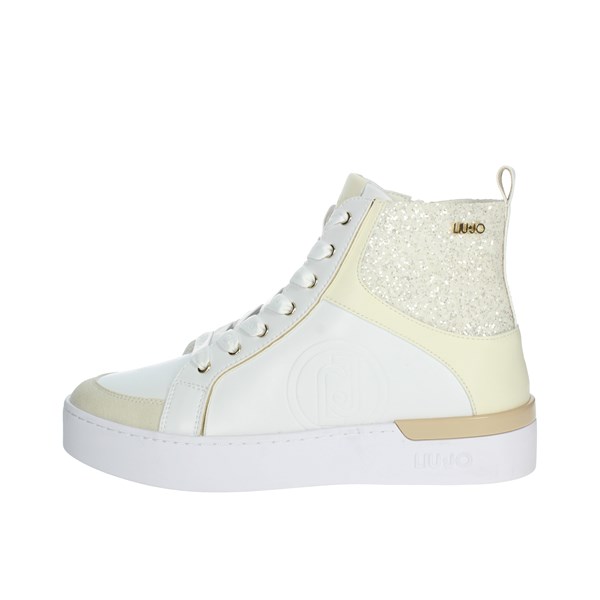 Liu-jo Shoes Sneakers White/beige SILVIA 69 MID