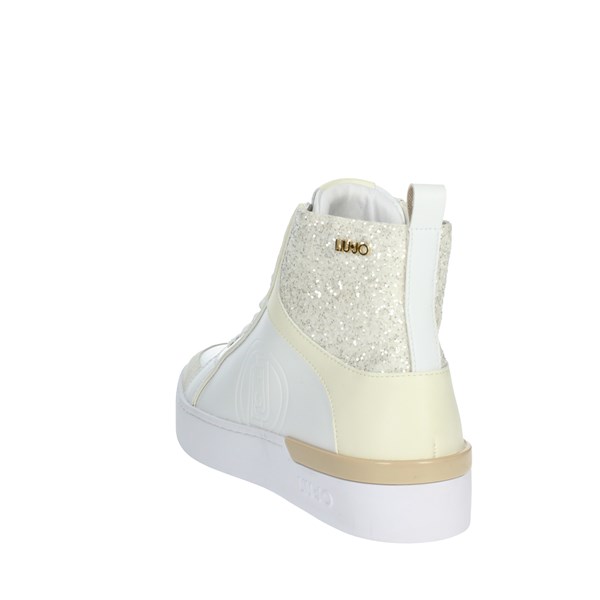 Liu-jo Shoes Sneakers White/beige SILVIA 69 MID