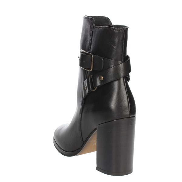 Paola Ferri Shoes Heeled Ankle Boots Black D3016