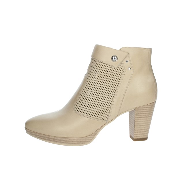 Nero Giardini Shoes Heeled Ankle Boots Beige E306230D