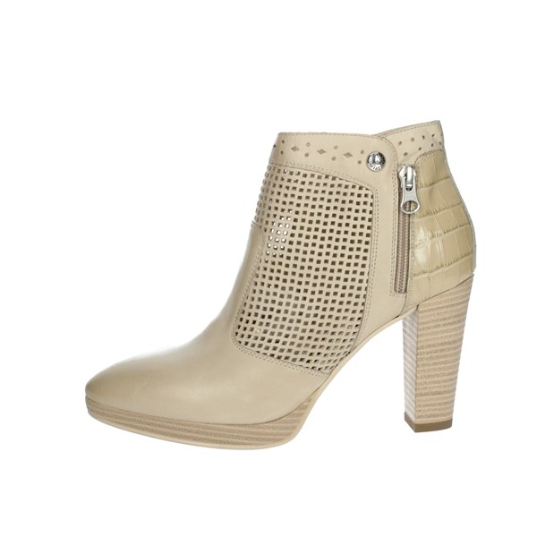 Nero Giardini Shoes Heeled Ankle Boots Beige E306240D