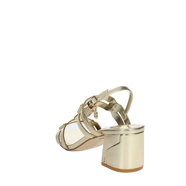 Laura Biagiotti Shoes Heeled Sandals Gold 8099
