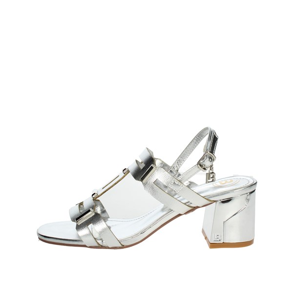 Laura Biagiotti Shoes Heeled Sandals Silver 8099