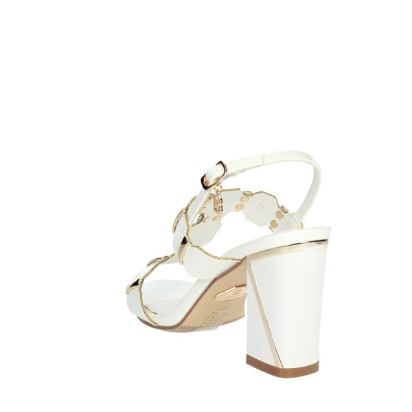 Laura Biagiotti Shoes Heeled Sandals White 8105