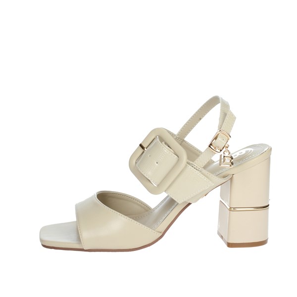 Laura Biagiotti Shoes Heeled Sandals Beige 8107
