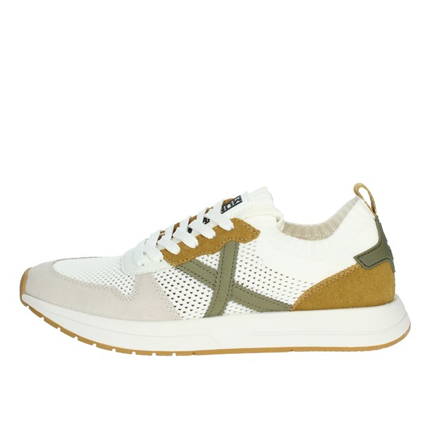 Munich Shoes Sneakers White/Brown leather 8903025