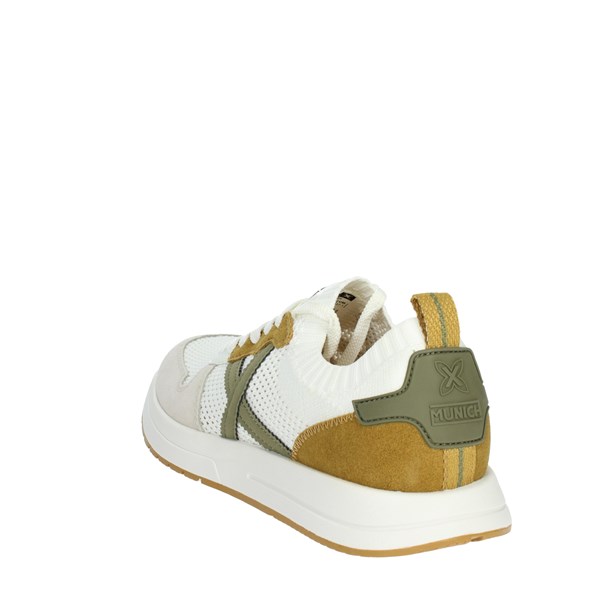 Munich Shoes Sneakers White/Brown leather 8903025