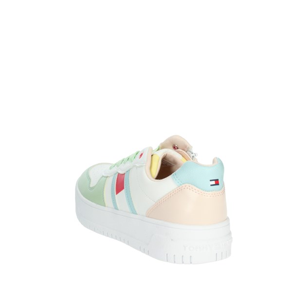 Tommy Hilfiger Shoes Sneakers White/Green T3A9-32725-1355