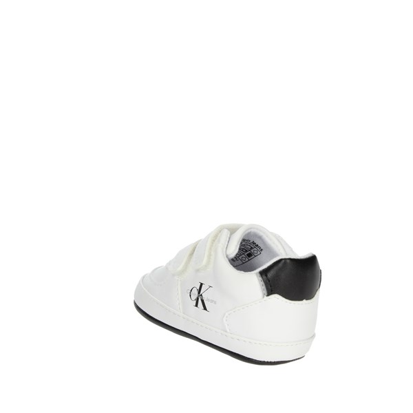 Calvin Klein Jeans Shoes Baby Shoes White/Black V0B4-80540-1582