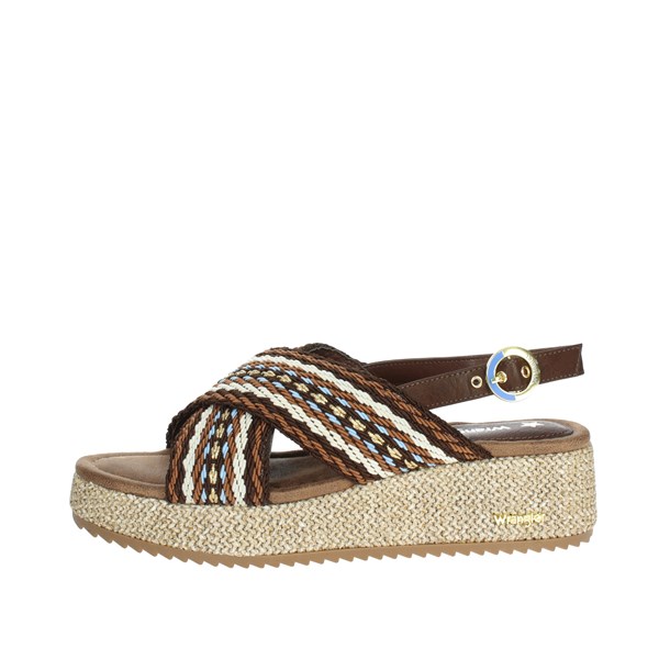 Wrangler Shoes Platform Sandals Brown WL31571A