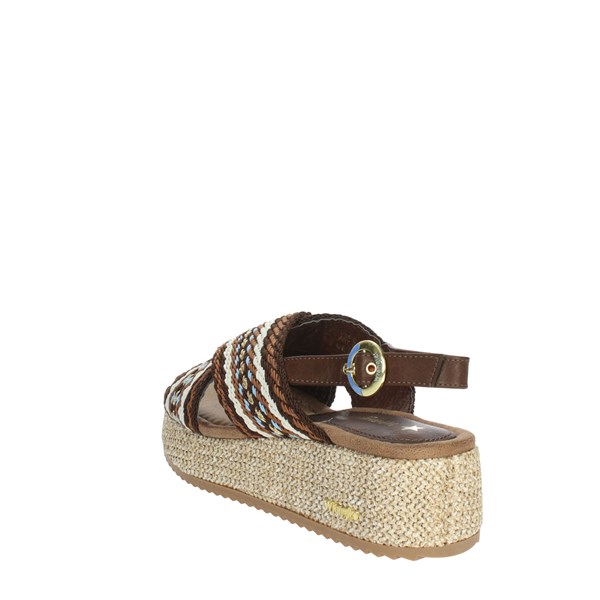 Wrangler Shoes Platform Sandals Brown WL31571A