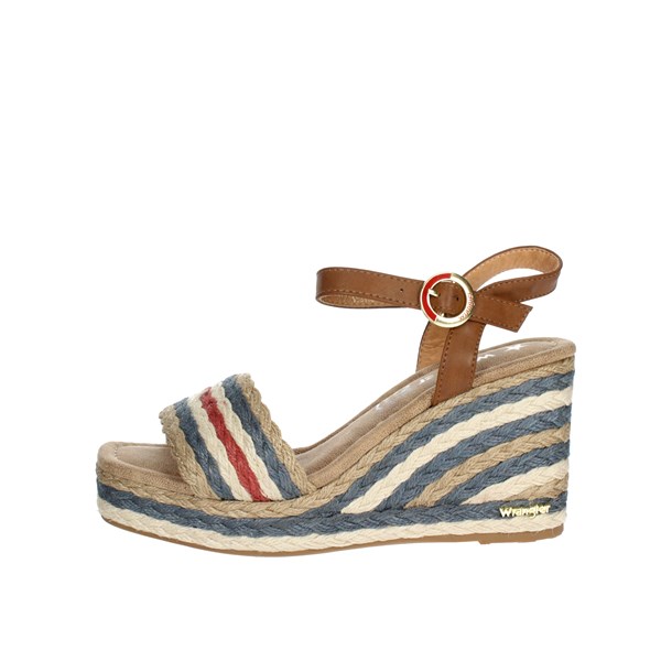Wrangler Shoes Platform Sandals Blue/dove-grey WL31530A
