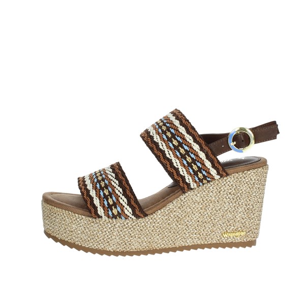Wrangler Shoes Platform Sandals Brown WL31570A