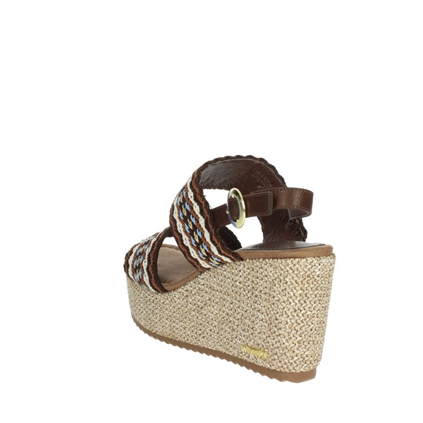 Wrangler Shoes Platform Sandals Brown WL31570A
