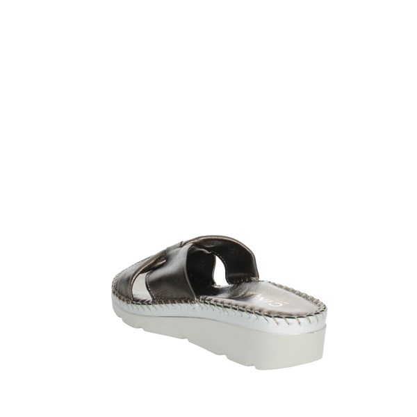 Cinzia Soft Shoes Flat Slippers Charcoal grey IU500614-L