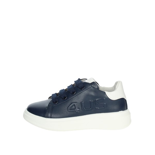 4us Paciotti Shoes Sneakers Blue/White 42350