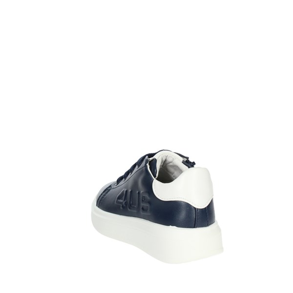4us Paciotti Shoes Sneakers Blue/White 42350