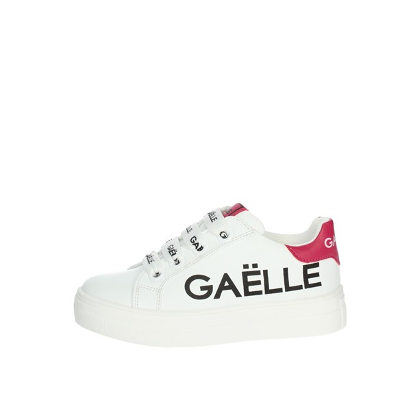 Gaelle Paris Shoes Sneakers White/Fuchsia G-1810