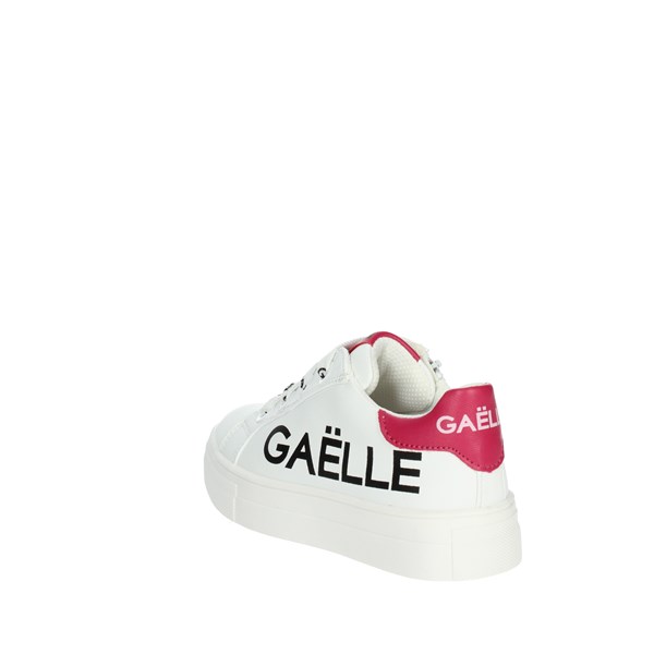 Gaelle Paris Shoes Sneakers White/Fuchsia G-1810
