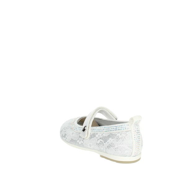 Asso Shoes Ballet Flats White/Silver AG-14502
