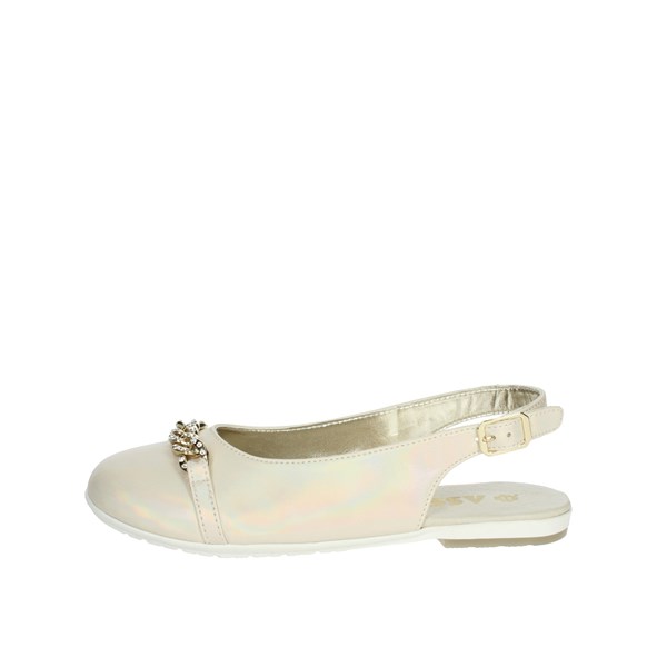 Asso Shoes Ballet Flats Platinum  AG-14511