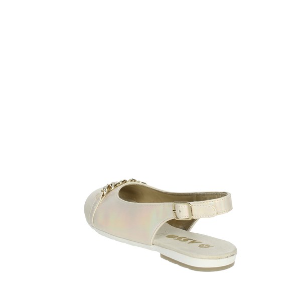 Asso Shoes Ballet Flats Platinum  AG-14511