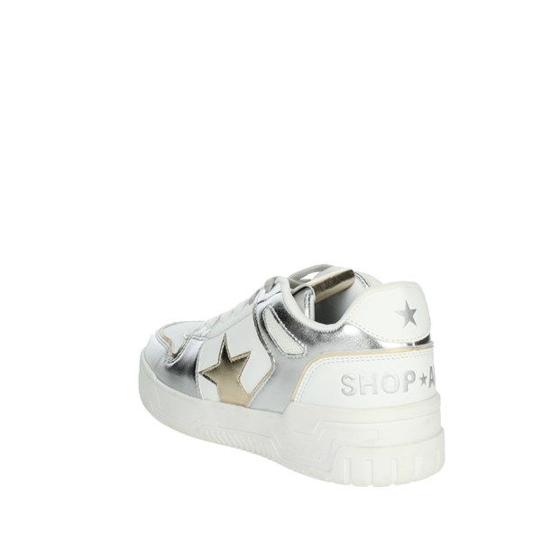 Shop Art Shoes Sneakers White/Silver SHOP ART-CAMP.32