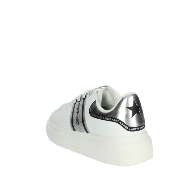 Shop Art Shoes Sneakers White/Silver SHOP ART-CAMP.46