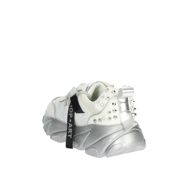 Shop Art Shoes Sneakers White/Silver SHOP ART-CAMP.81