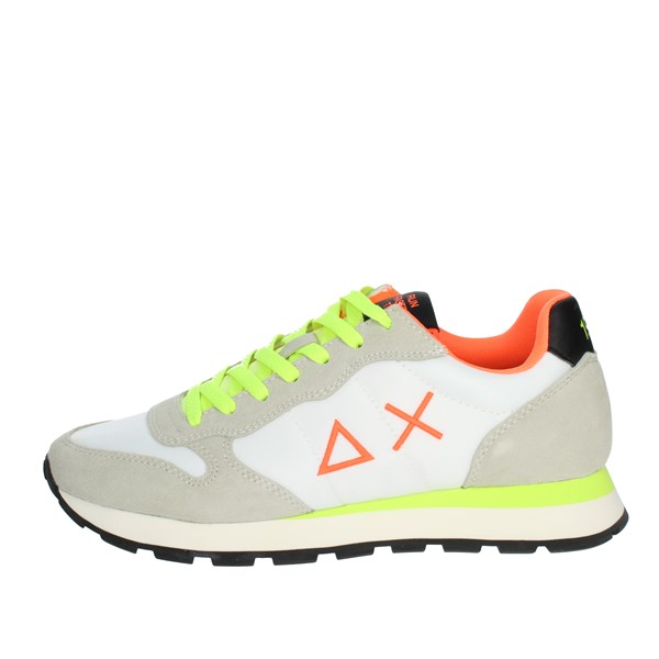 Sun68 Shoes Sneakers White/Yellow/ Fluo Z33102