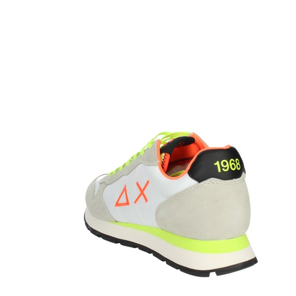 Sun68 Shoes Sneakers White/Yellow/ Fluo Z33102