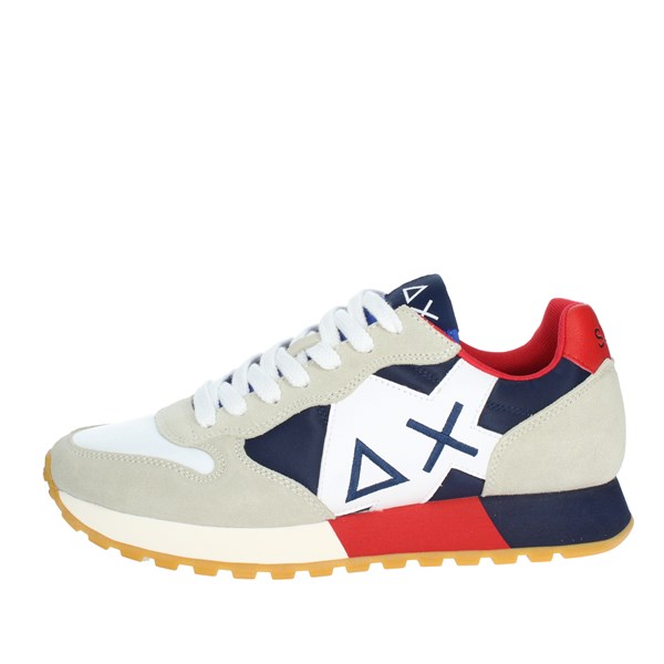 Sun68 Shoes Sneakers White/Blue Z33112