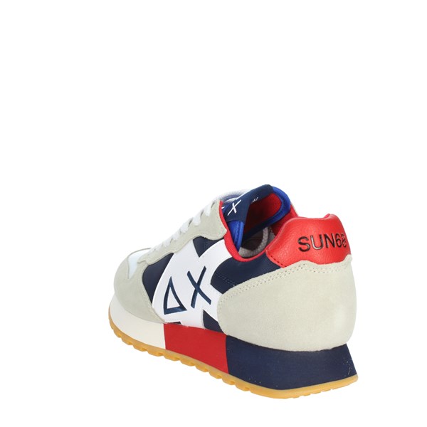 Sun68 Shoes Sneakers White/Blue Z33112