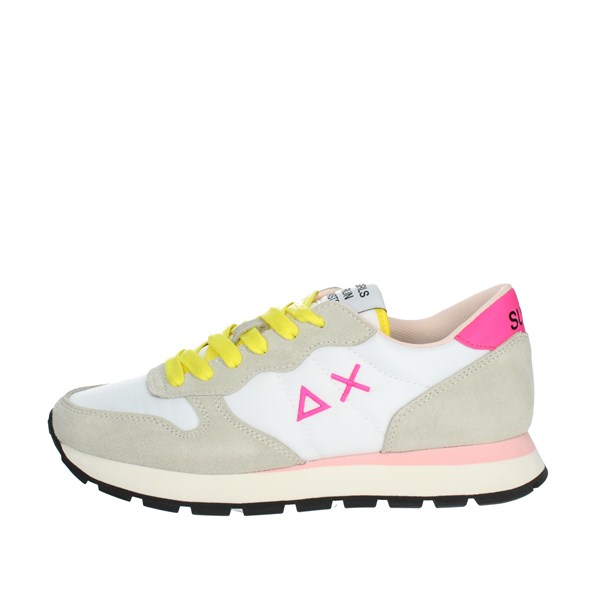 Sun68 Shoes Sneakers White/Fuchsia Z33201