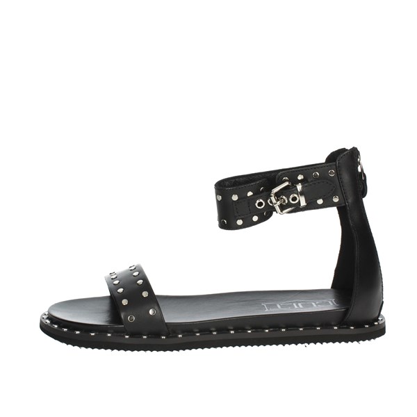 Cult Shoes Flat Sandals Black CLW388500