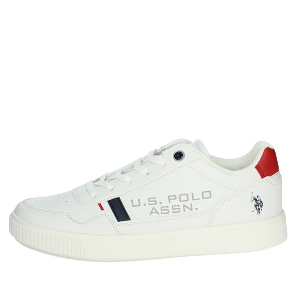U.s. Polo Assn Shoes Sneakers White/Red TYMES004M/3YN1